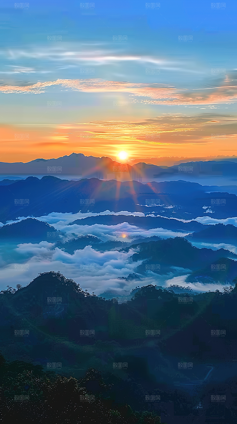 日出天空唯美风景
