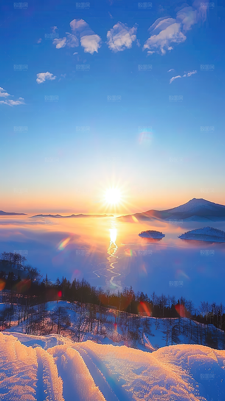 日出天空唯美风景