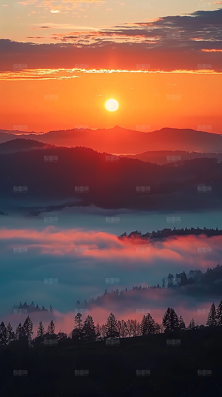 日出天空唯美风景