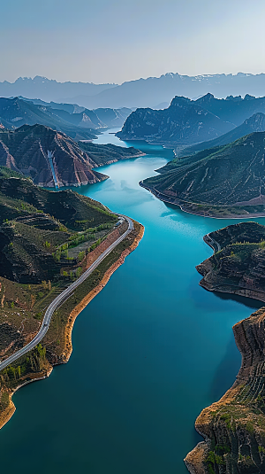 山峰风景青山意境山水唯美