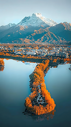 山峰风景青山意境山水唯美