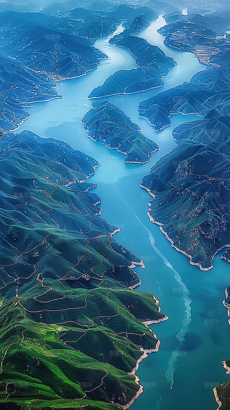 山峰风景青山意境山水唯美