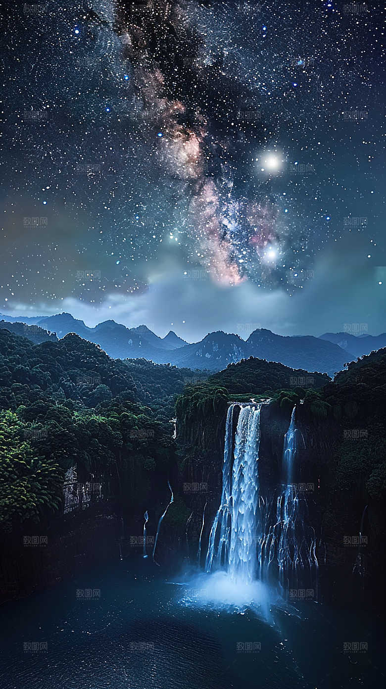 风景绿水山水青山唯美山峰意境