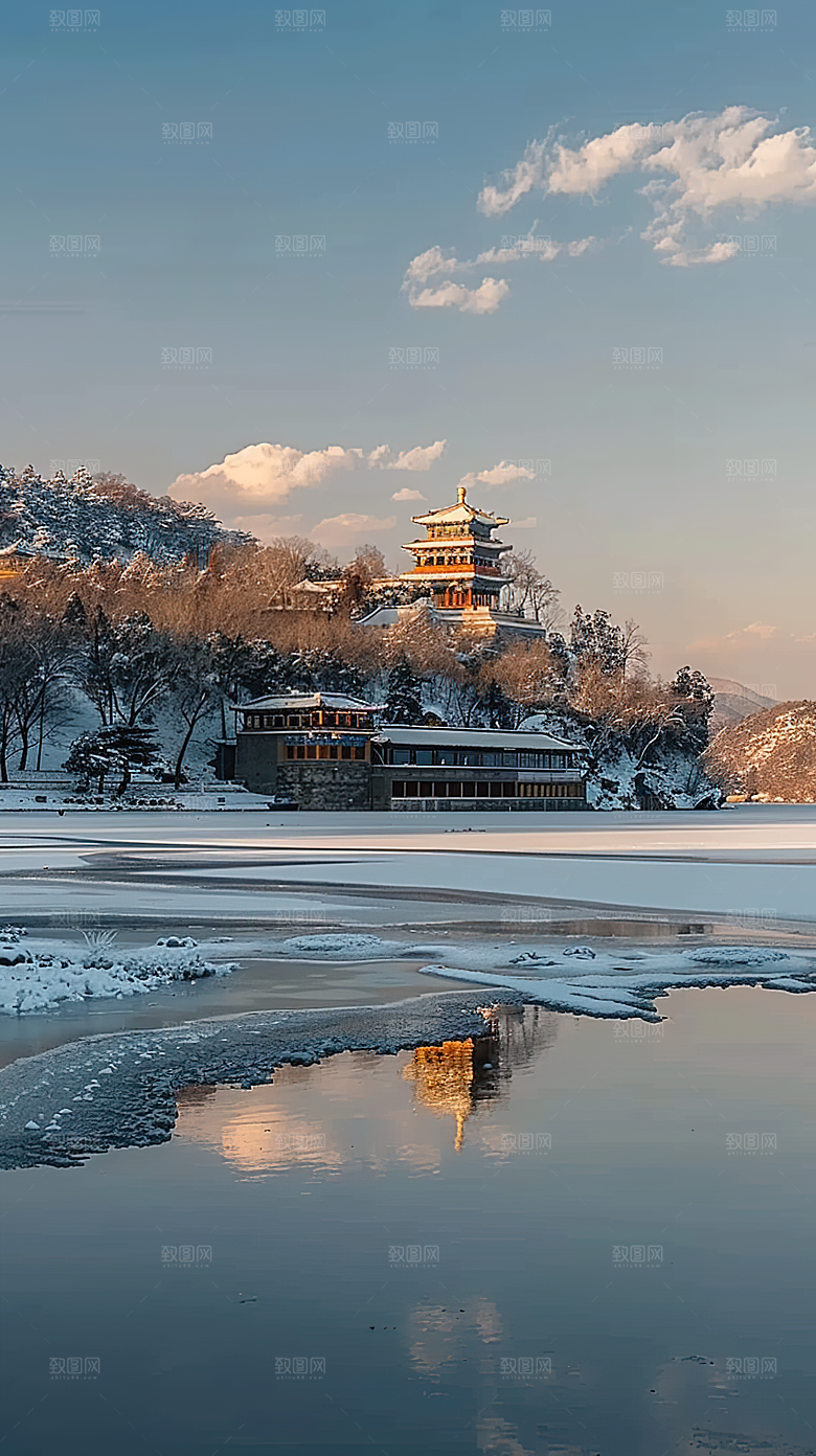 风景绿水山水青山唯美山峰意境