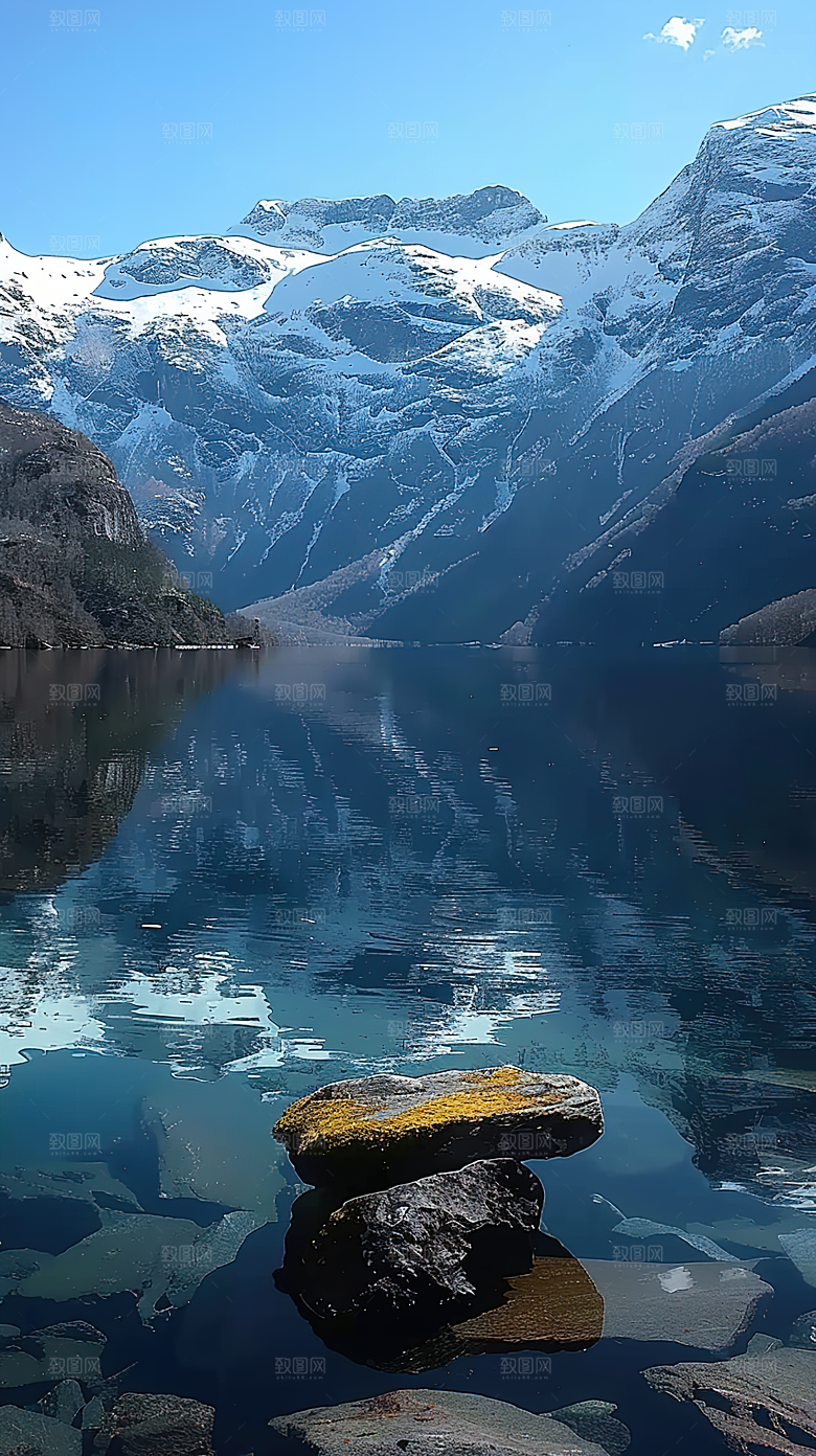 青山绿水风景意境唯美山峰山水