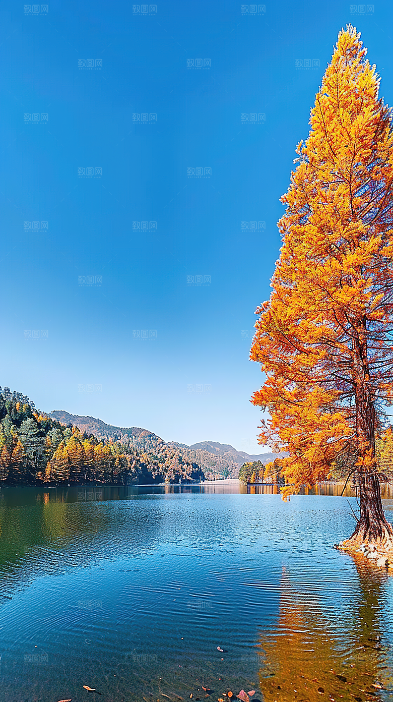 青山绿水风景意境唯美山峰山水