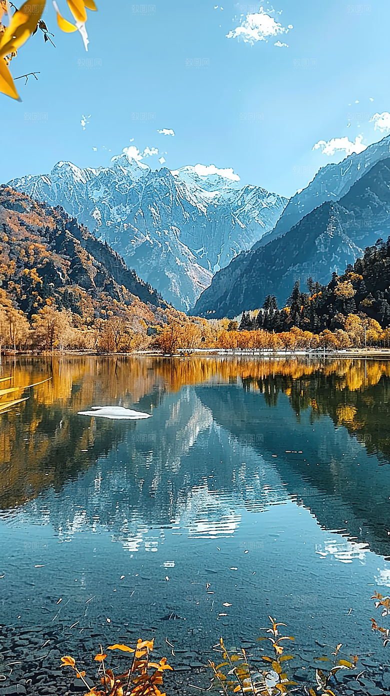 意境绿水山水青山山峰风景唯美