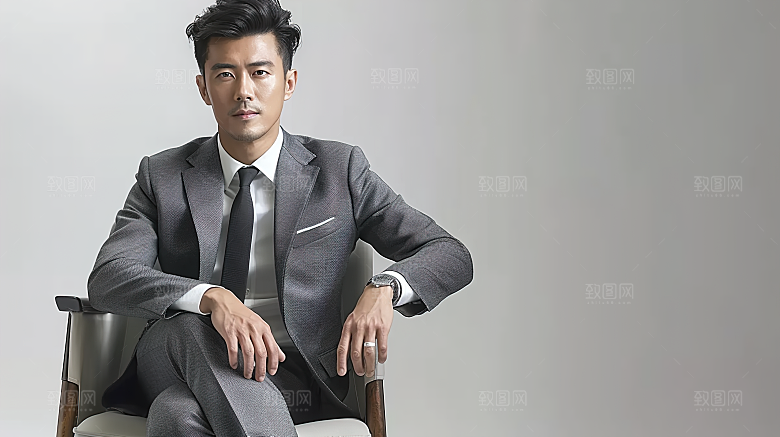 办公年轻工作人物商务白领男性摄影