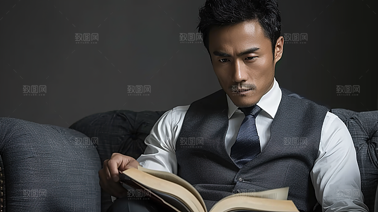 办公年轻工作人物商务白领男性摄影