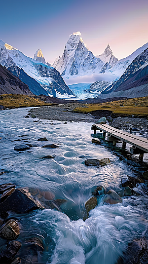 青山绿水山水风景山峰唯美意境