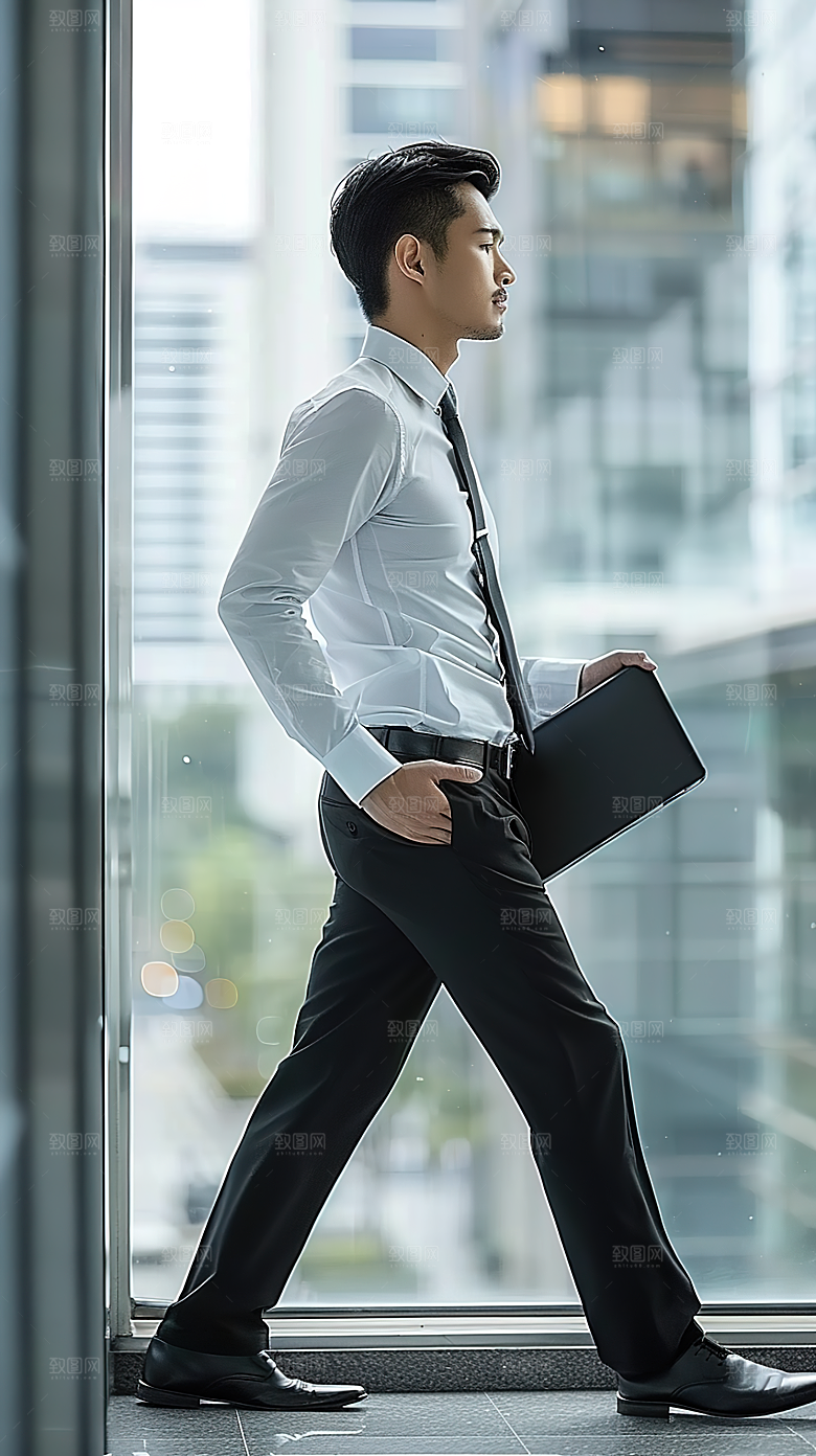 办公工作白领摄影商务男性年轻人物