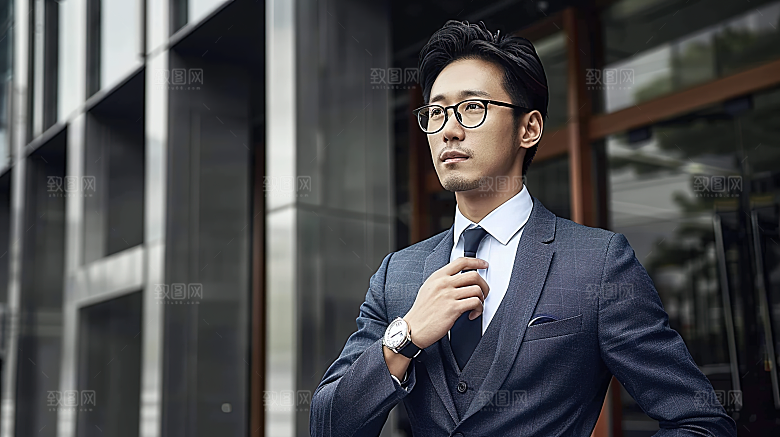办公工作白领摄影商务男性年轻人物
