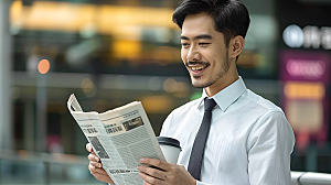 办公工作白领摄影商务男性年轻人物