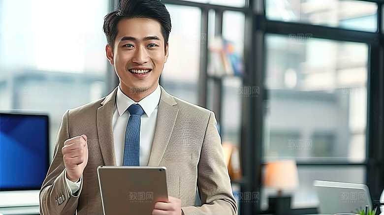 办公工作白领摄影商务男性年轻人物