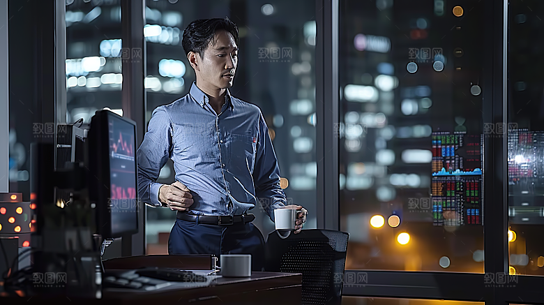 办公工作白领摄影商务男性年轻人物