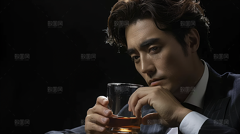 年轻办公商务人物白领男性工作摄影