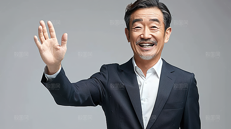 工作男性人物商务年轻办公白领