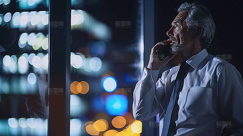 工作男性人物商务年轻办公白领