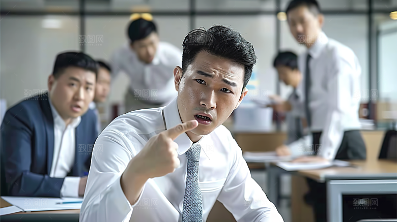 办公人物摄影工作白领商务年轻男性