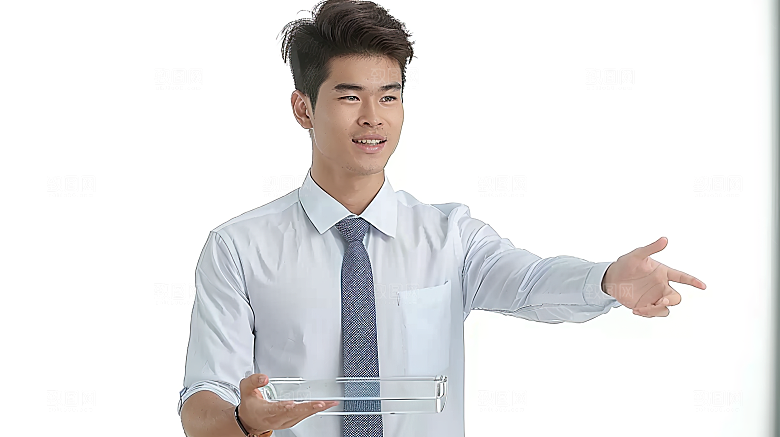 办公人物摄影工作白领商务年轻男性