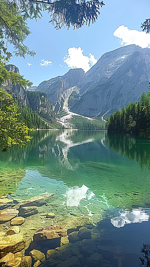 风景青山山峰山水绿水唯美意境