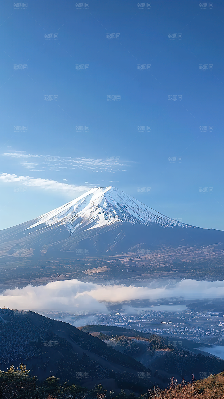 风景青山山峰山水绿水唯美意境