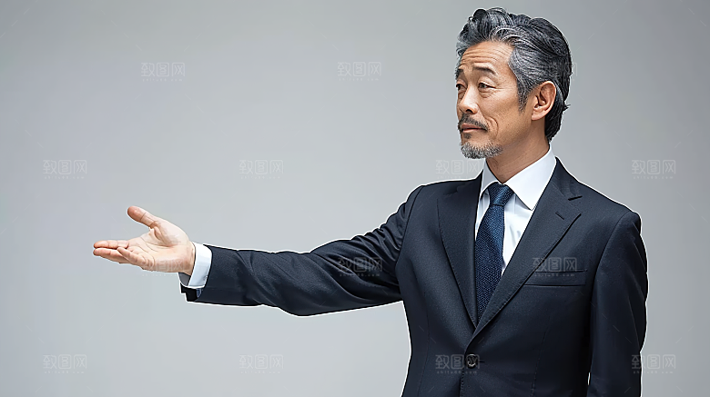 人物办公商务男性年轻工作白领