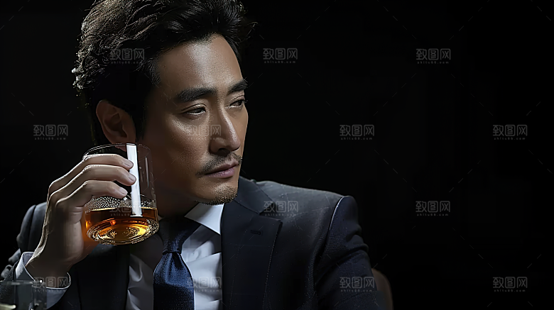 男性年轻摄影办公白领商务工作