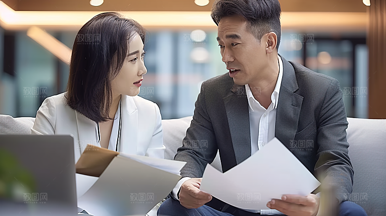 男性年轻摄影办公白领商务工作