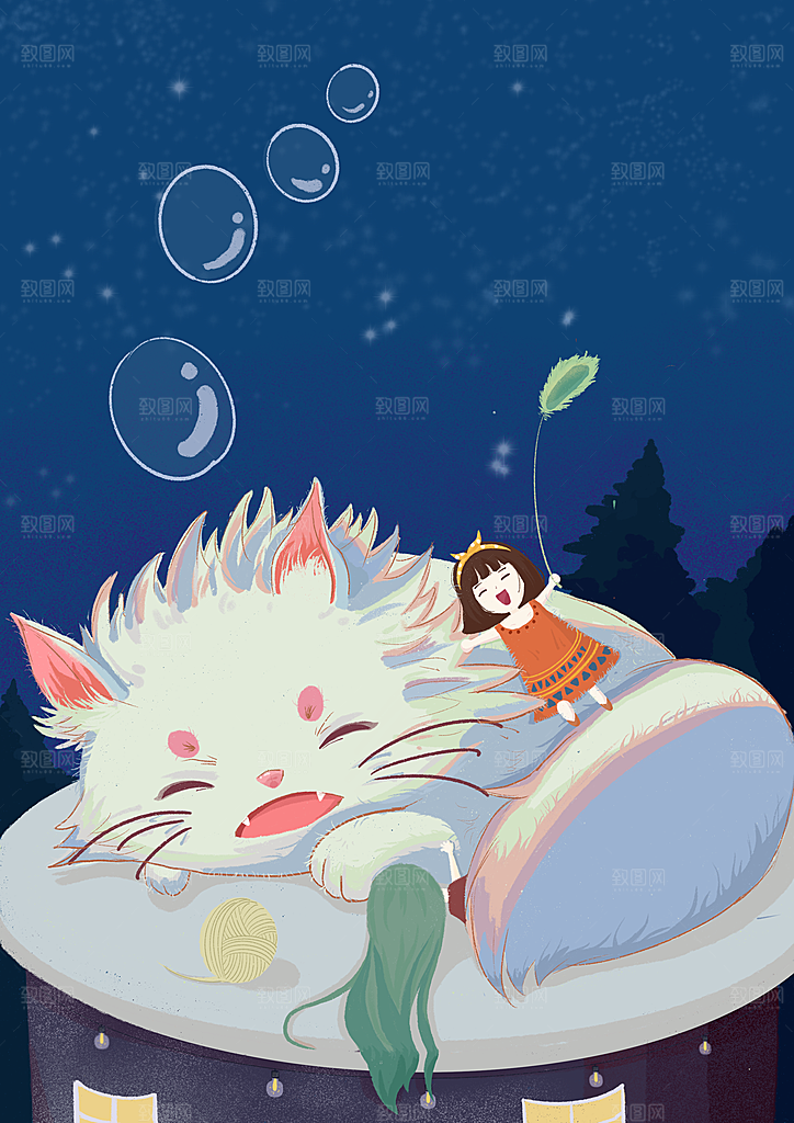 奇幻梦觉小女孩海报