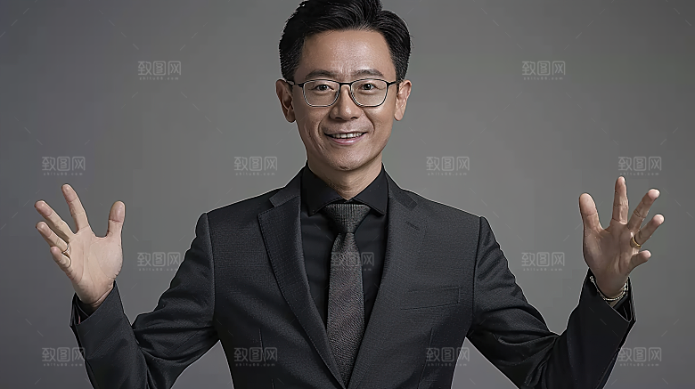 男性年轻摄影工作办公人物白领商务
