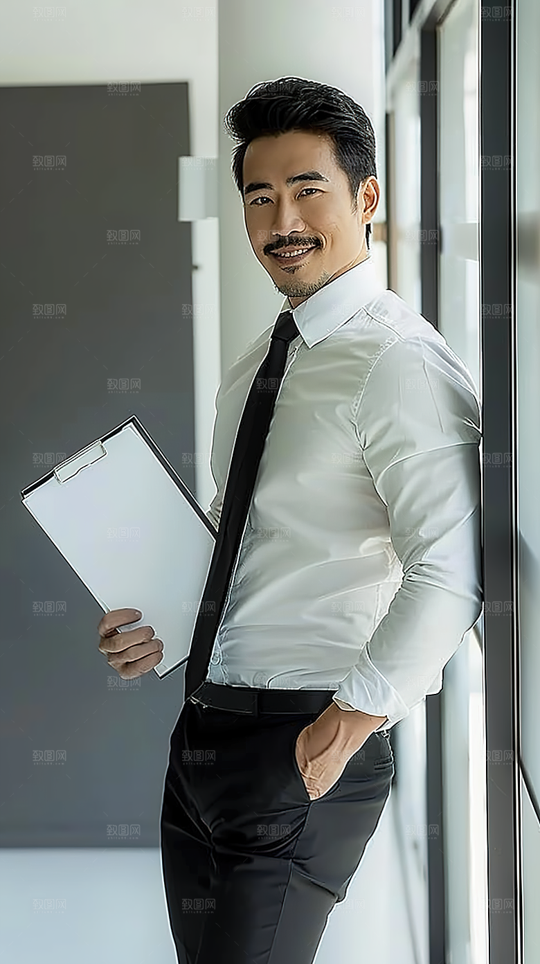 工作男性商务白领摄影年轻办公人物
