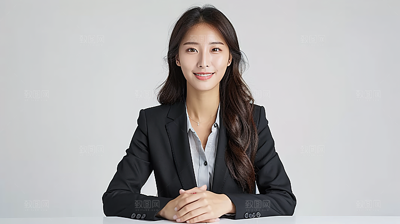 年轻美女工作女性白领摄影高清办公