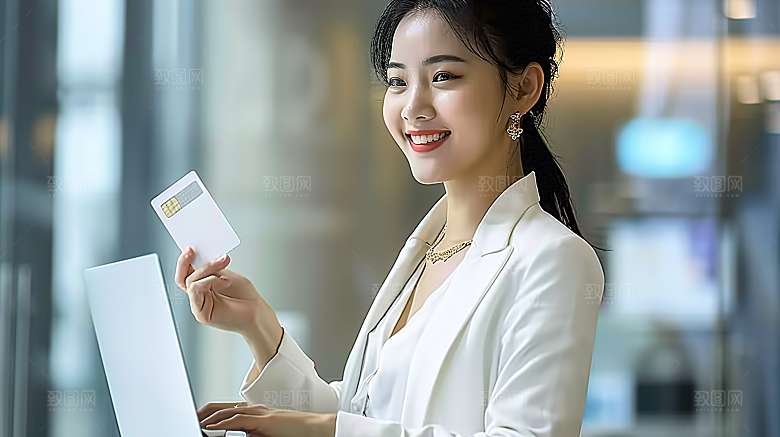 女性年轻美女工作白领办公