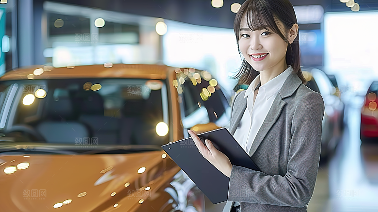 女性年轻美女工作白领办公