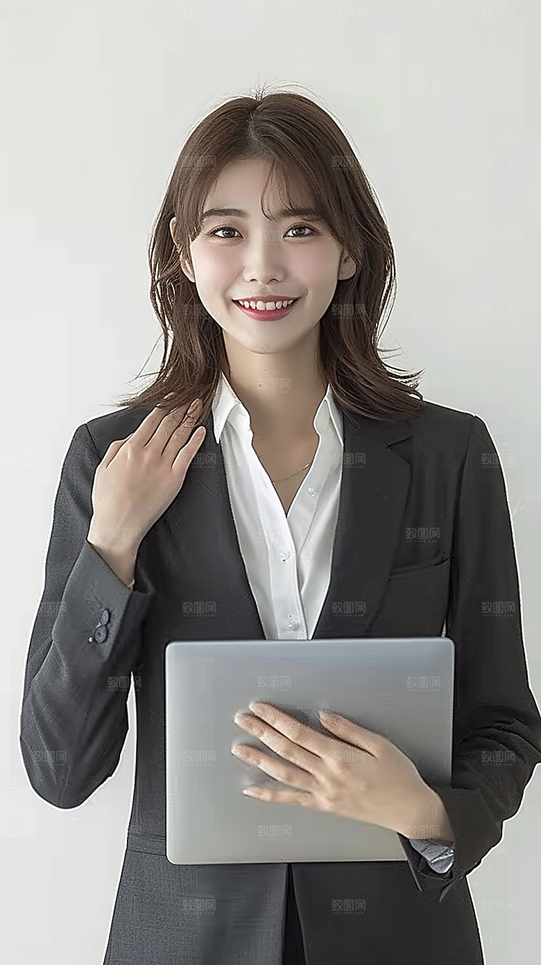 女性年轻美女工作白领办公
