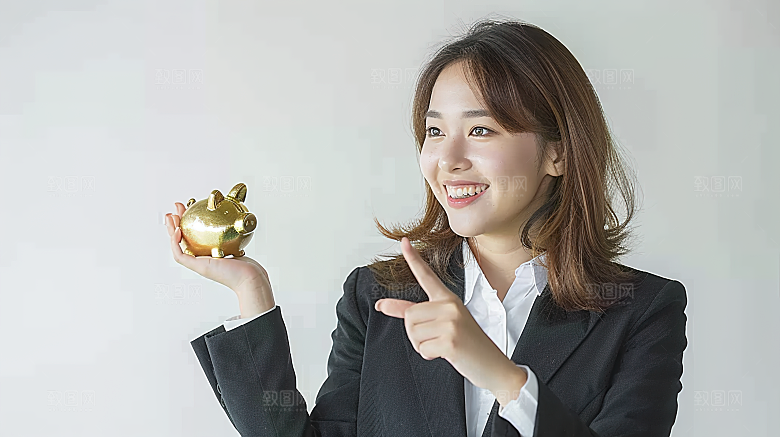 年轻白领摄影工作女性办公美女