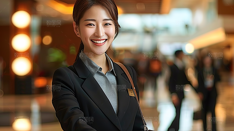 年轻白领摄影工作女性办公美女