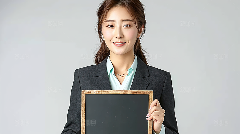 年轻白领摄影工作女性办公美女
