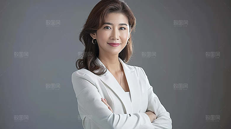办公工作年轻白领美女女性摄影