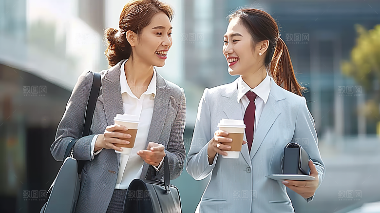 办公工作年轻白领美女女性摄影