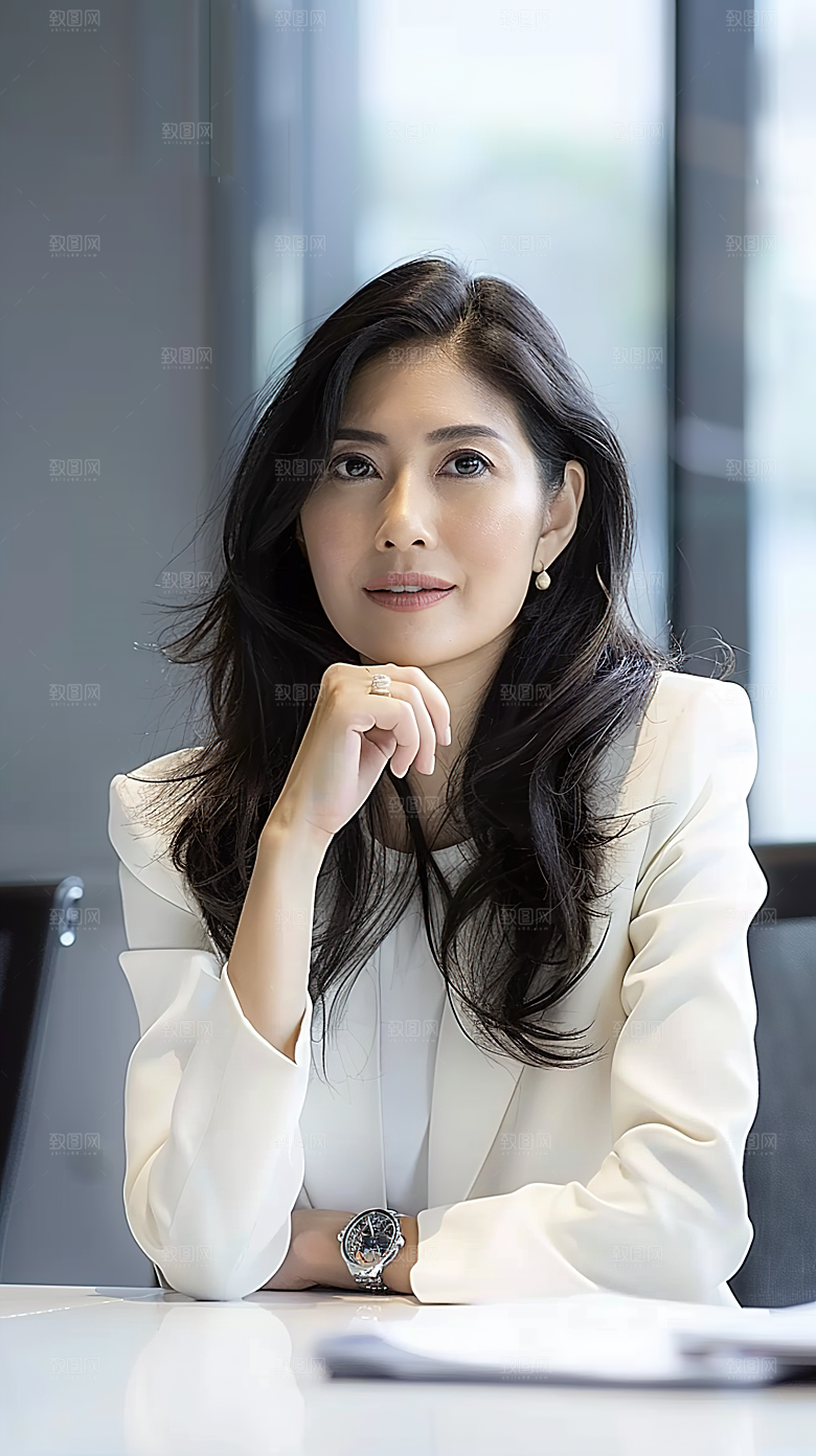 办公工作年轻白领美女女性摄影