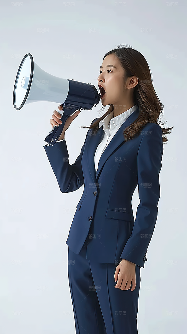 白领美女女性年轻工作办公高清