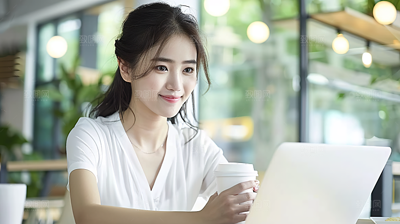 美女办公摄影工作年轻女性高清白领