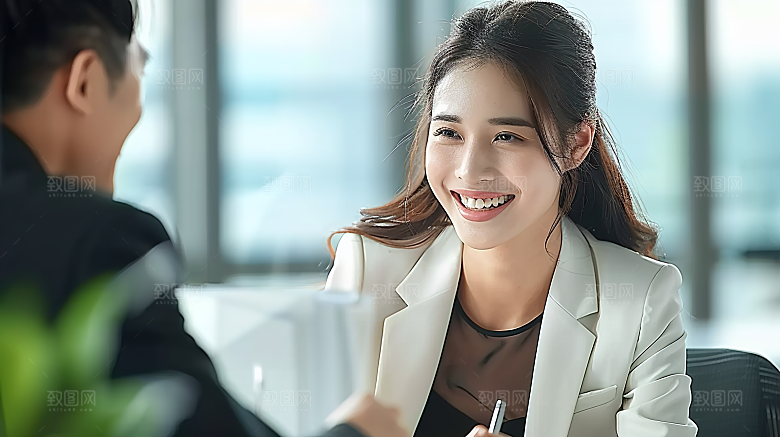 美女办公摄影工作年轻女性高清白领