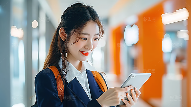美女办公摄影工作年轻女性高清白领