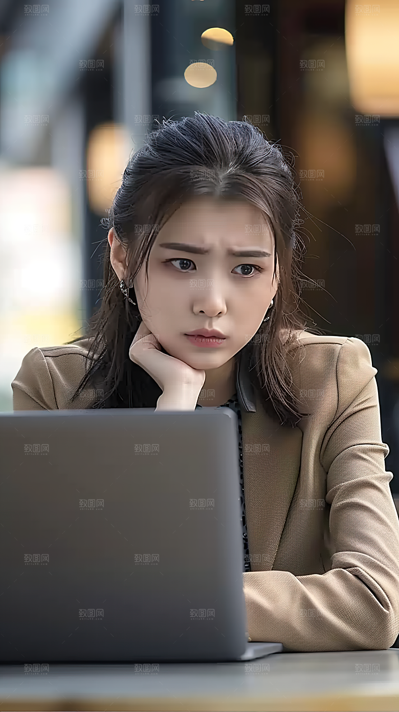 美女办公摄影工作年轻女性高清白领