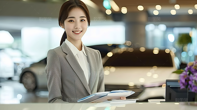 工作美女办公年轻摄影女性白领高清