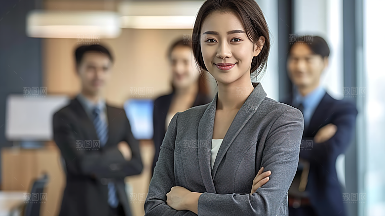 工作美女办公年轻摄影女性白领高清