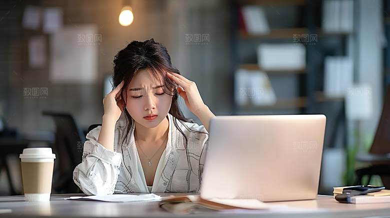 工作美女办公年轻摄影女性白领高清